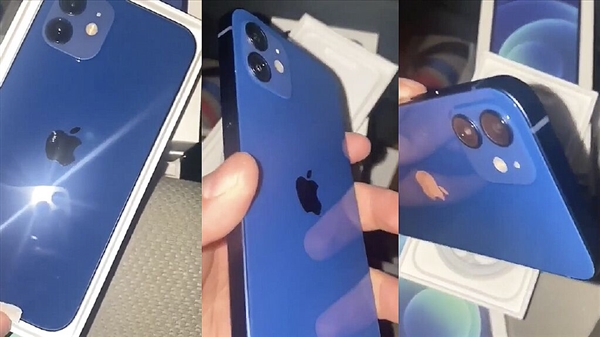 iPhone 12海蓝色国行真机开箱 激活赔20W