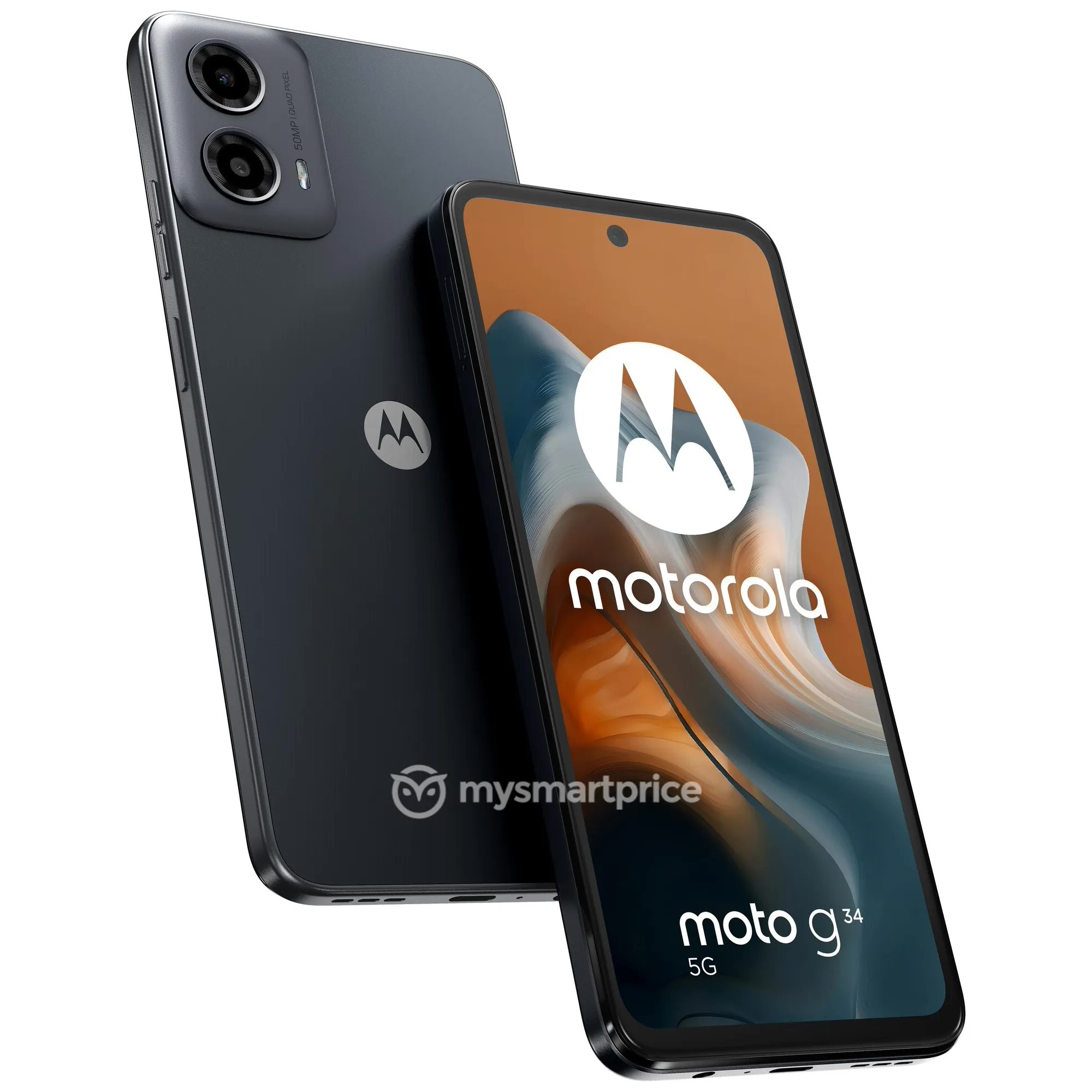 5000 万主摄，摩托罗拉 Moto G34 5G 手机渲染图曝光
