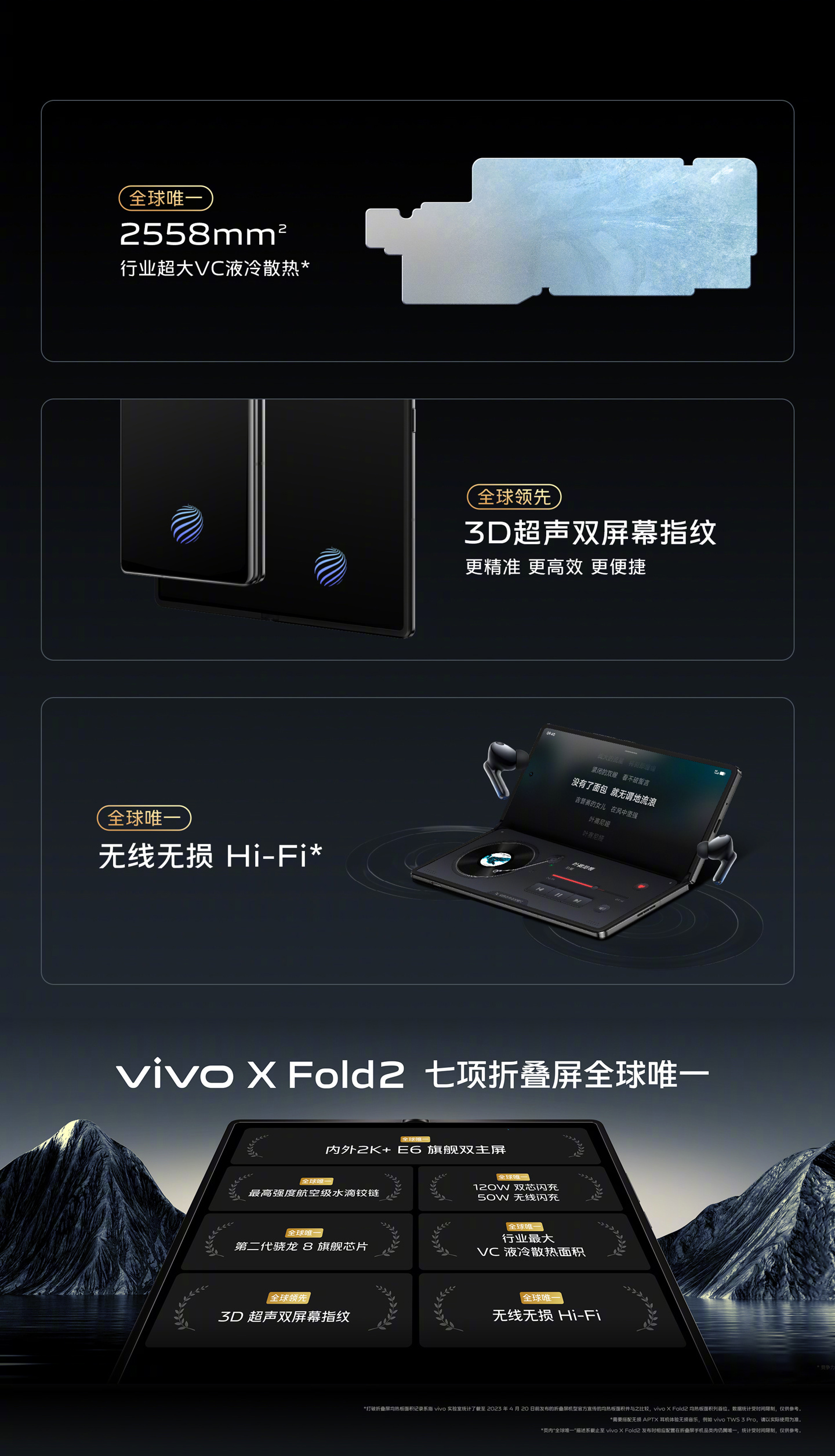 8999 元 → 6624 元：vivo X Fold 2 折叠屏手机京东新低