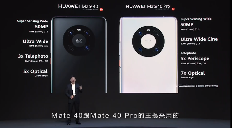 徕卡五摄！华为Mate40系列正式发布：百倍变焦、史上最强
