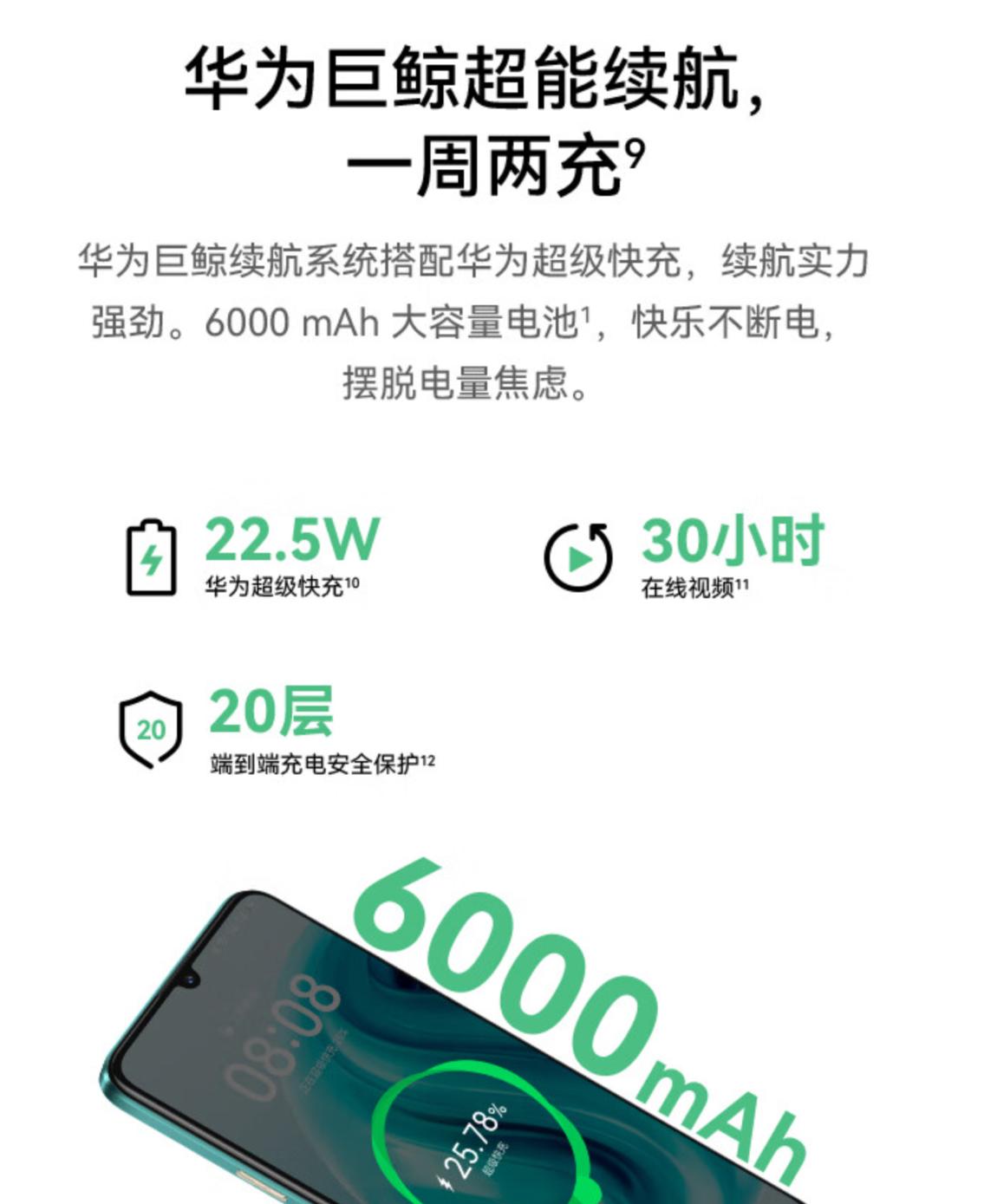 华为畅享70开启预售：6000mAh电池+鸿蒙HarmonyOS 4