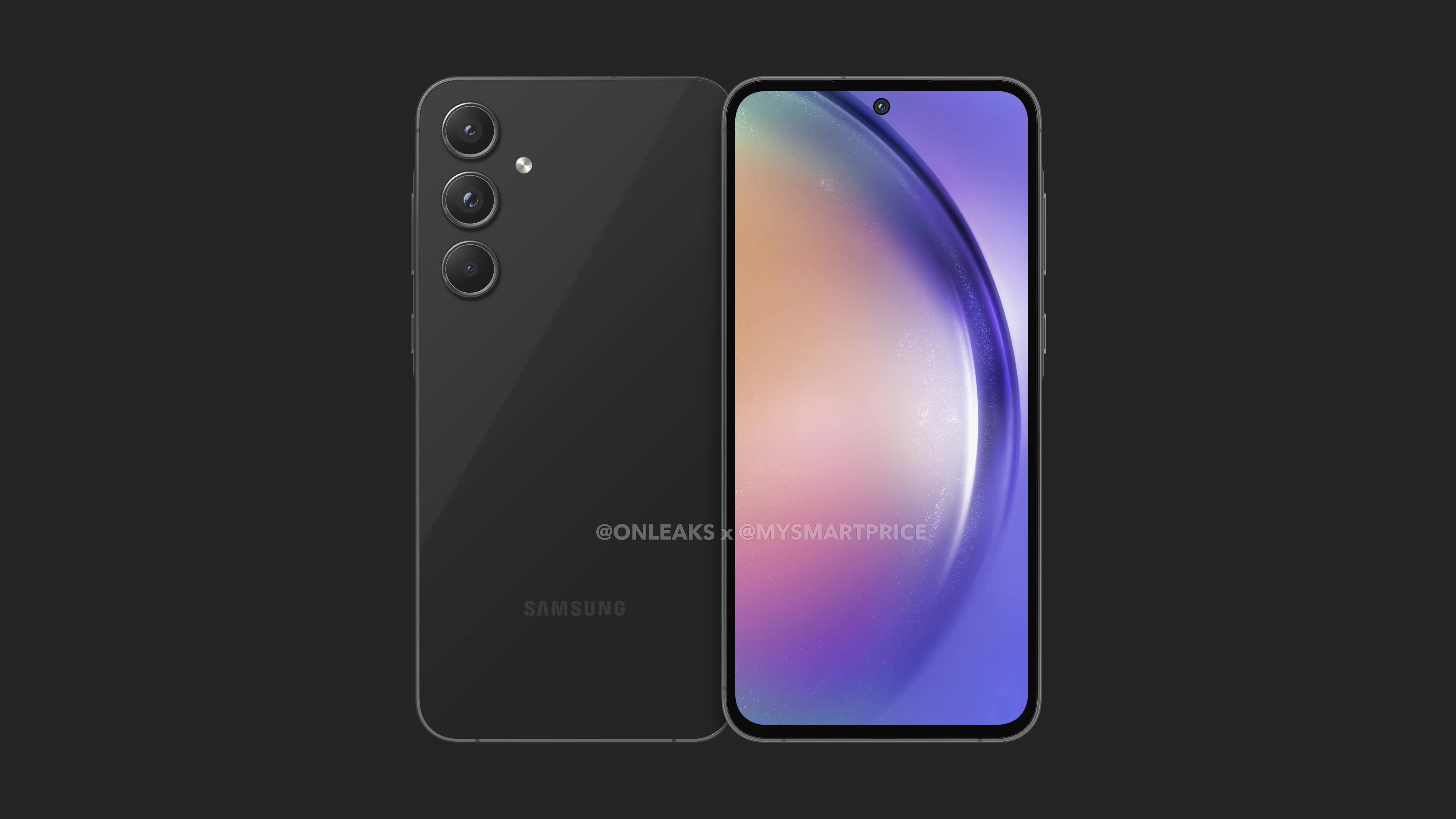 三星 Galaxy A55 5G 手机渲染图曝光：6.5 英寸直屏、Exynos 1480 芯片