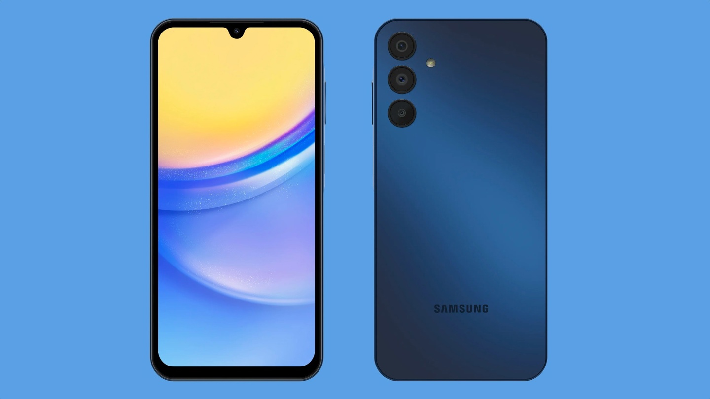 黄 / 深蓝 / 浅蓝 3 种颜色，三星 Galaxy A15 手机渲染图再曝光