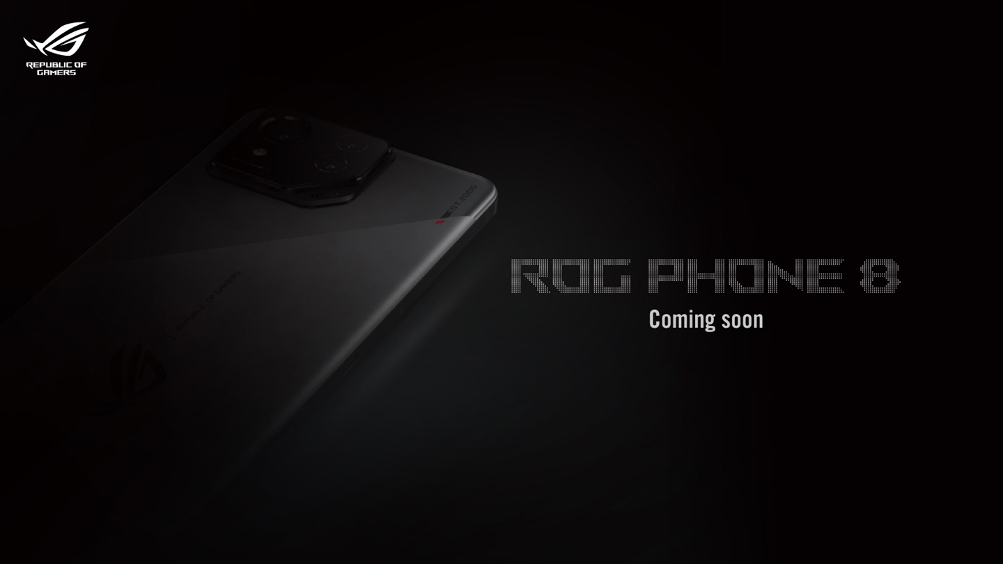 ROG 8 游戏手机预热，采用全新外观设计
