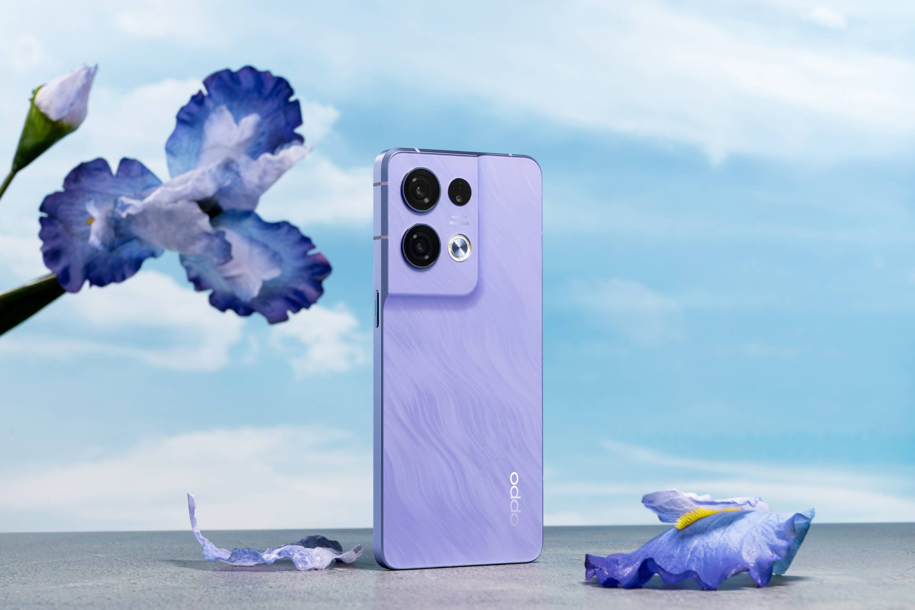 源自鸢尾的花仙紫，是 OPPO 的夏日特调