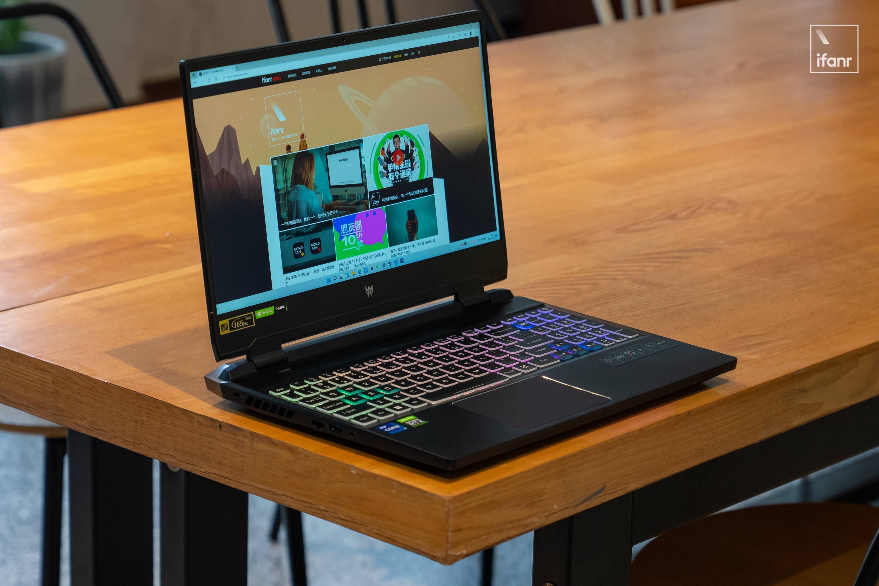Acer 掠夺者战斧 300 游戏本体验：标压 12 代酷睿 i7 提升明显