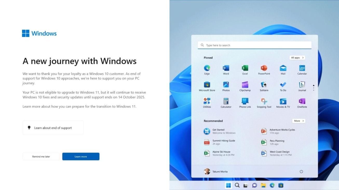 微软宣布，过渡至全新Windows 11，让你在所有设备上体验一致的用户体验