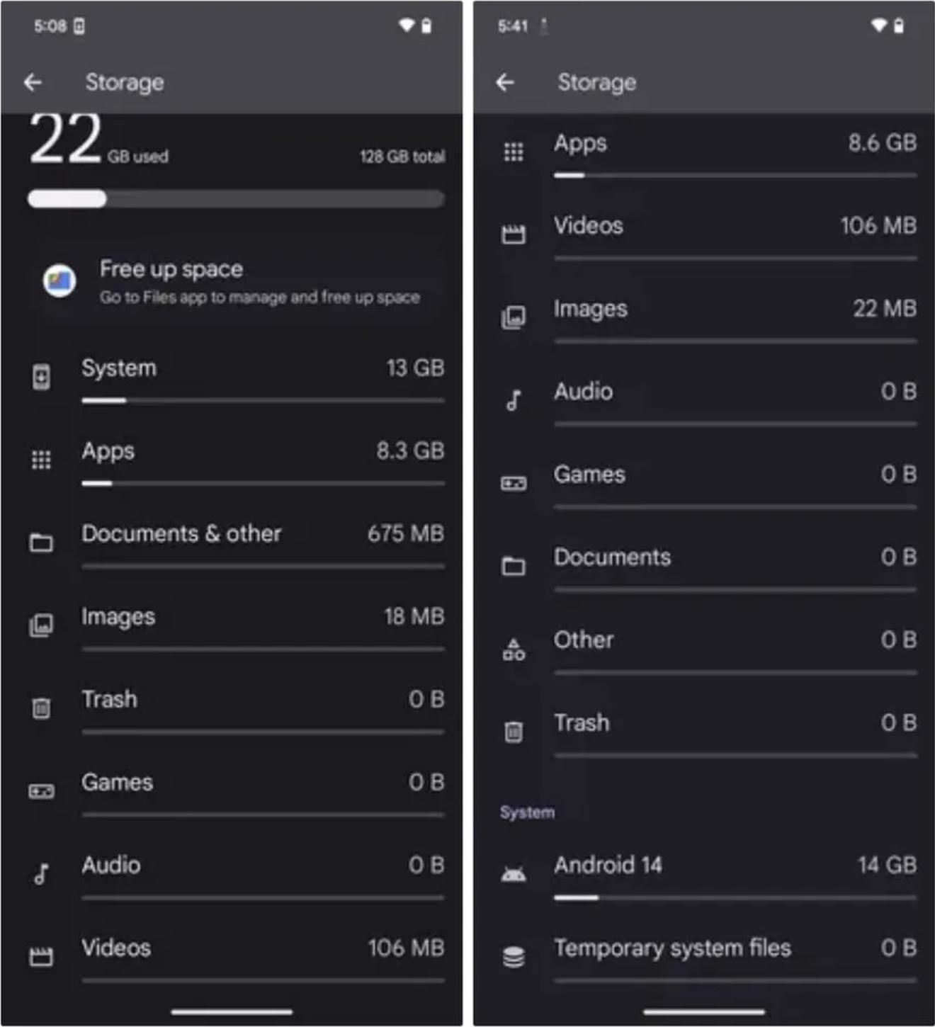 Android 15，新存储设置与临时文件管理功能详解