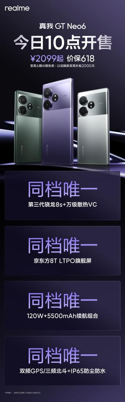 GT Neo6，搭载自家5nm工艺，却比iPhone SE贵？