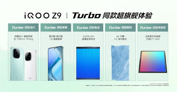 官方公布，IQOO Z9系列6000mAh电池+1999年起销售的骁龙8sGen3