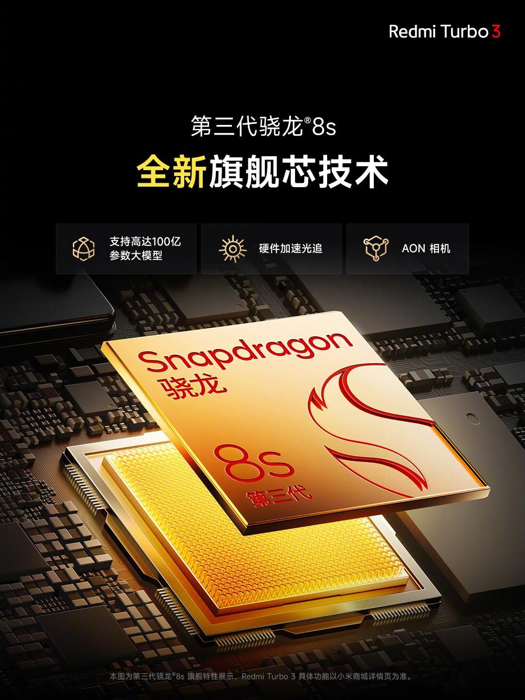 Redmi红米Turbo 3发布会，搭载高通骁龙8S Gen3，售价仅售1999元！