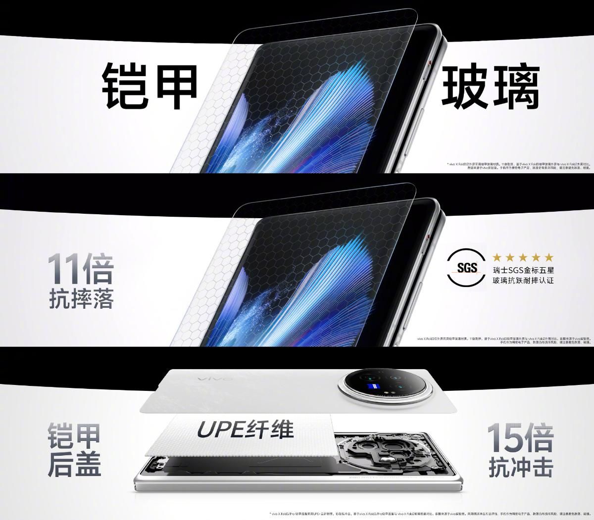 Vivo X Fold3系列正式发布:骁龙8 gen 3+V3 6999起！