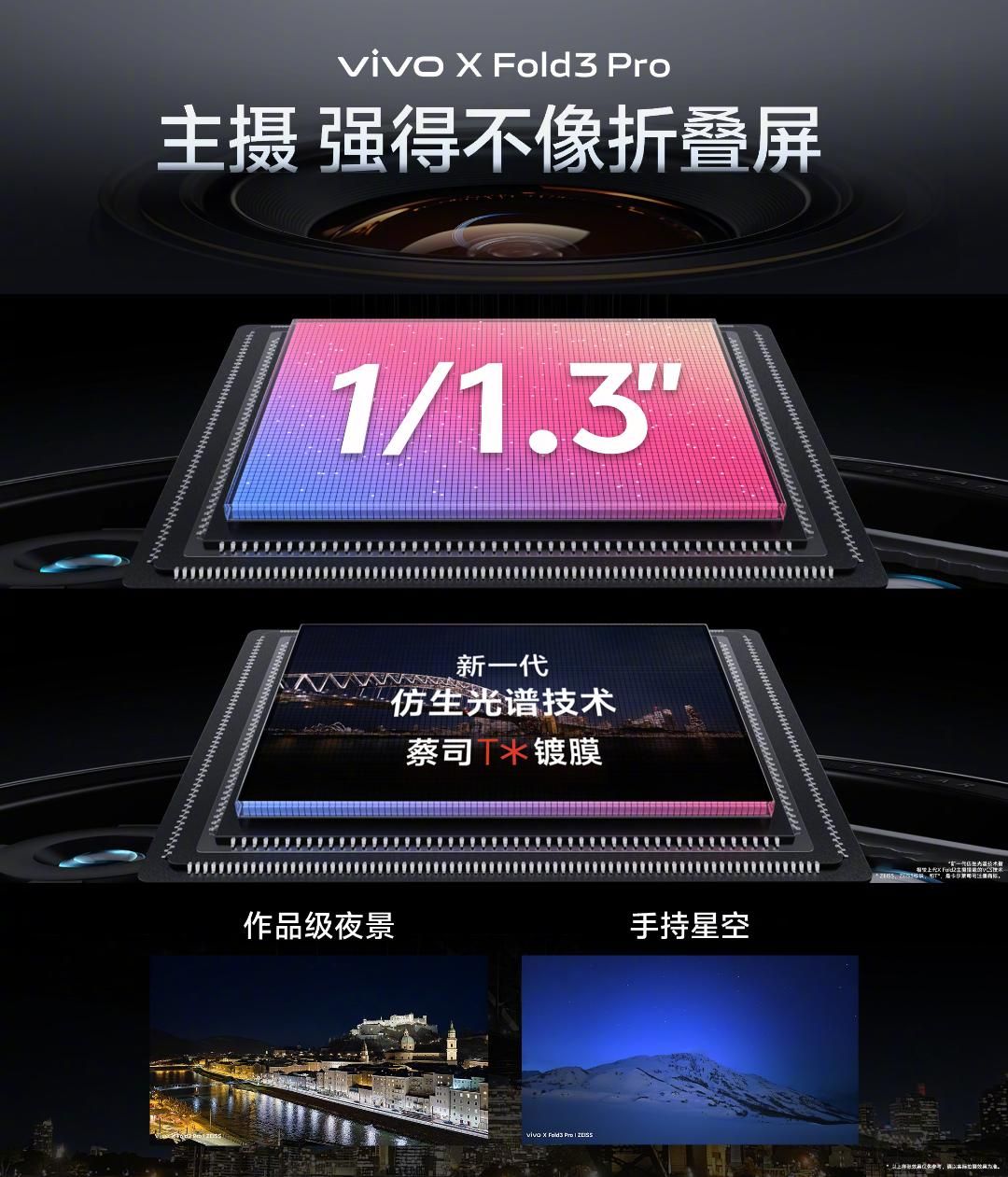 Vivo X Fold3系列正式发布:骁龙8 gen 3+V3 6999起！