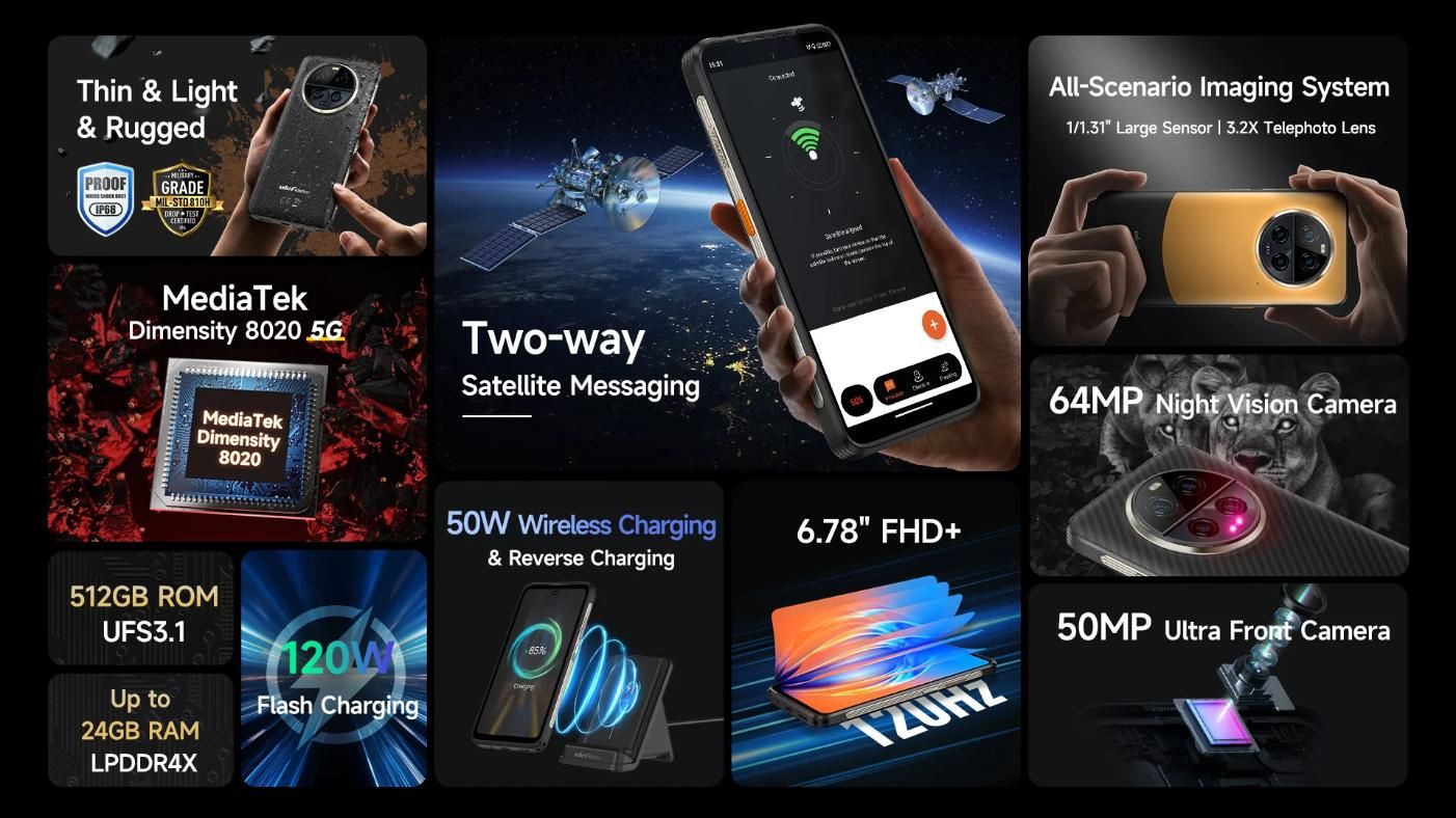 三防手机 Ulephone Armor 23 Ultra 首销折扣至529.99美元