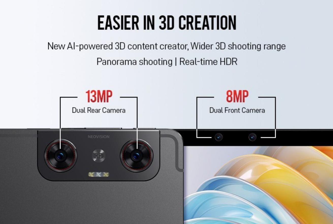 努比亚Nubia Pad 3D II，全球首款5G+AI裸眼3D平板发布