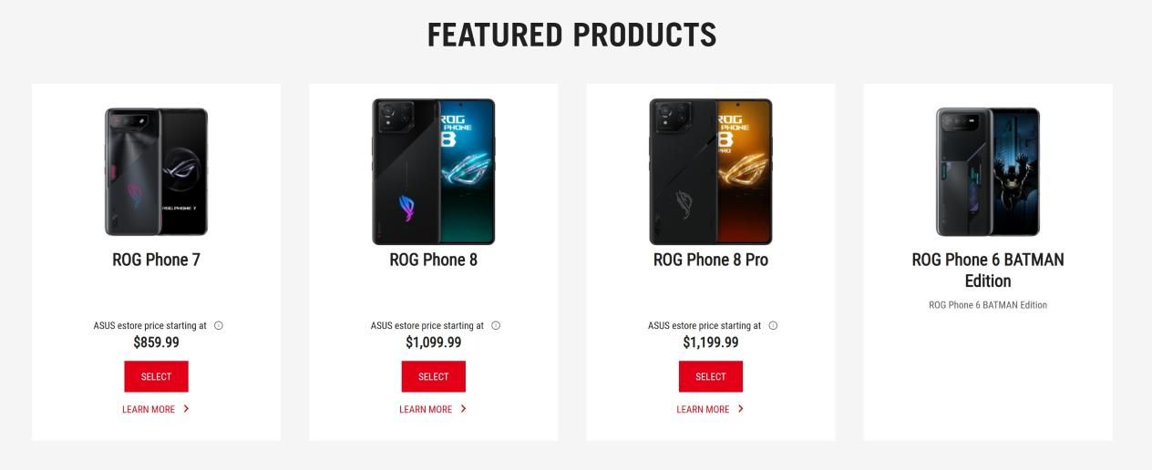 ROG手机8系列在拉斯维加斯正式发布，售价1099.99美元！