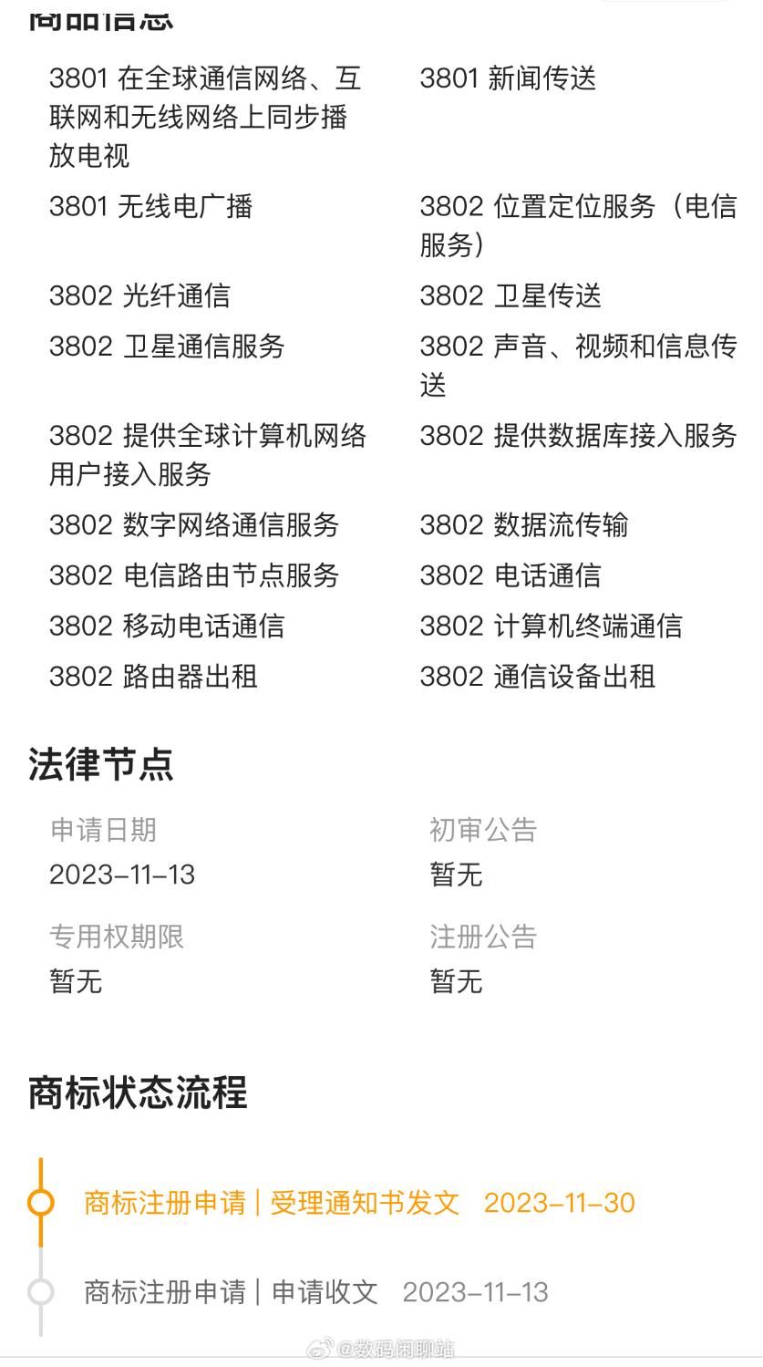 荣耀鸿雁商标注册申请公示荣耀Magic 6 Pro或上线荣耀鸿雁手机应用