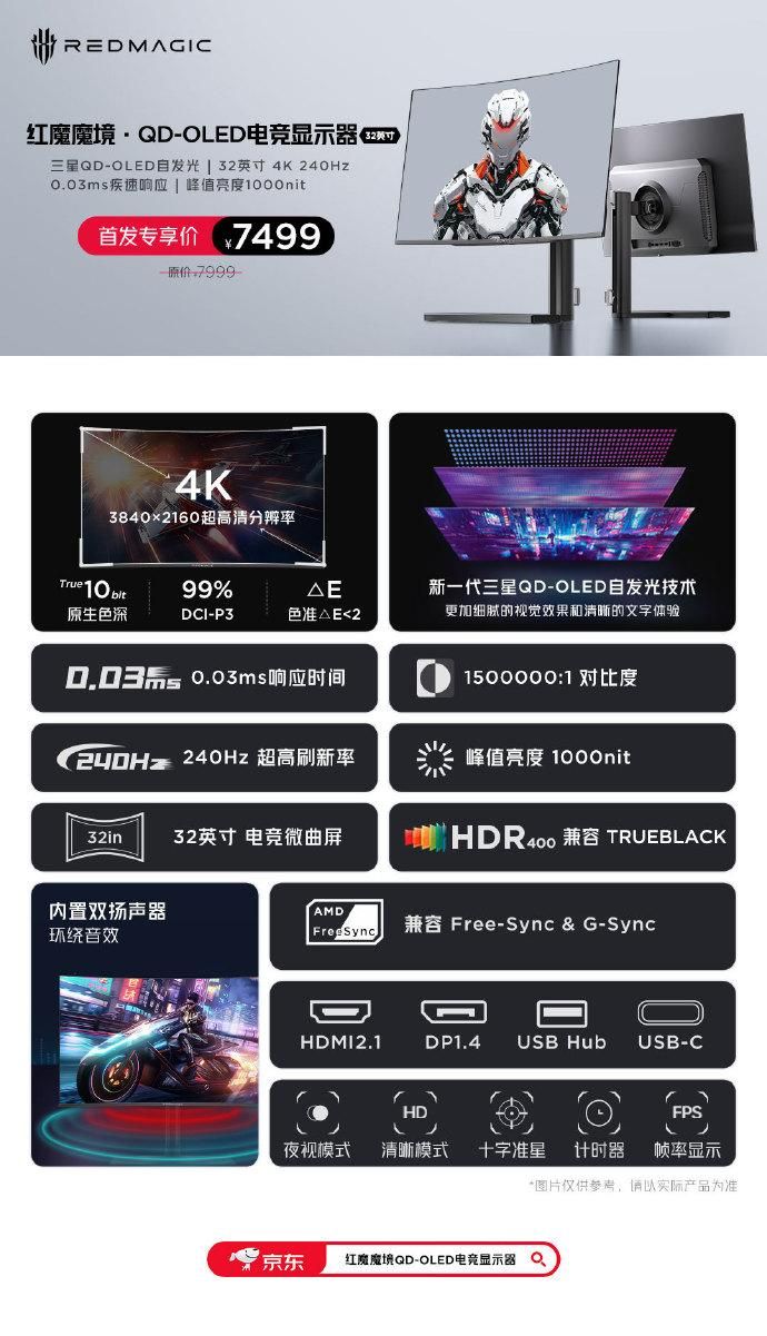 高端电竞显示器品牌红魔鬼MQL系列新品发布会，售价高达7999元