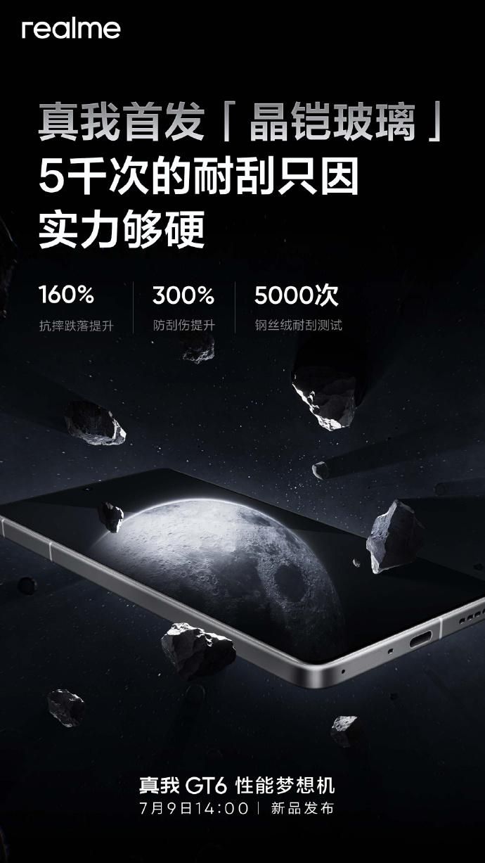 真我GT6与BOE联手，真我GT6，首款BOE S1+旗舰直板屏真我 GT6 正式发布