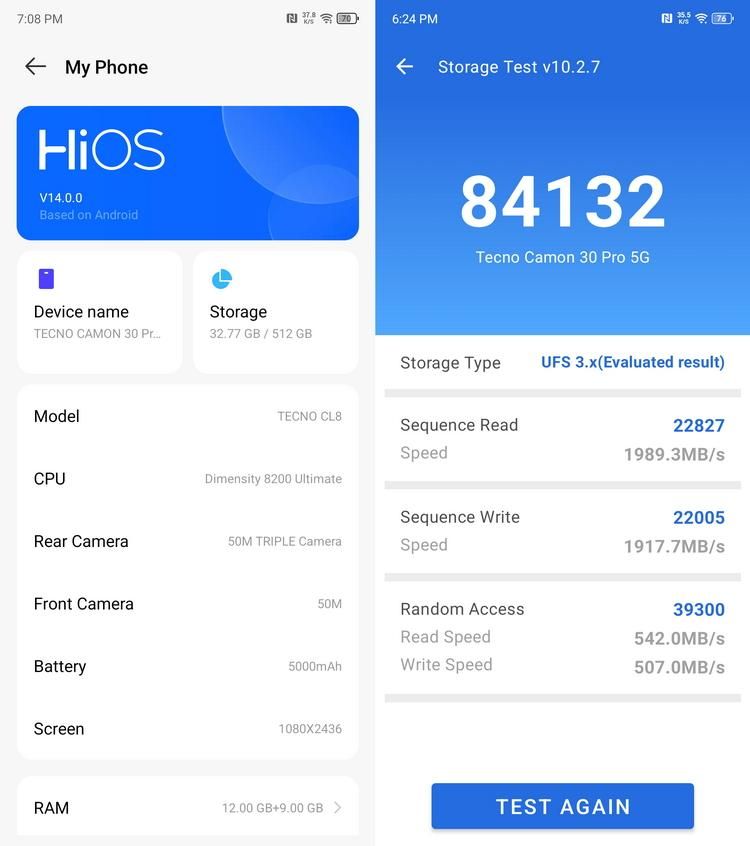 TECNO Camon 30 Pro 5G， 图像旗舰性能领先
