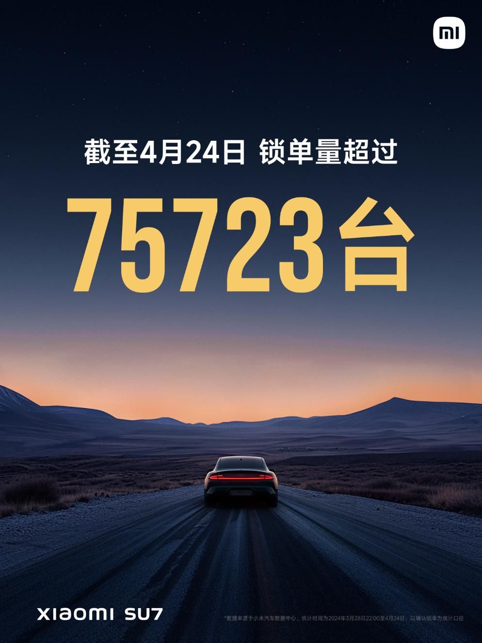 小米汽车携全新SU7参展北京车展 销售量达5781台