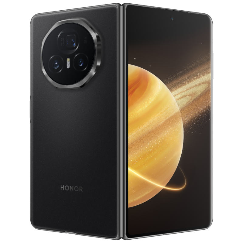 荣耀Magic V3折叠屏手机采用后盖配件揭秘，内置摄像头、手机支架