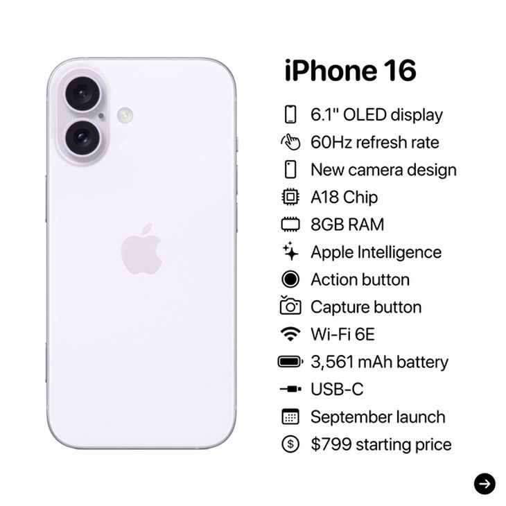 iPhone 16系列新机，共七款颜色供你选择！