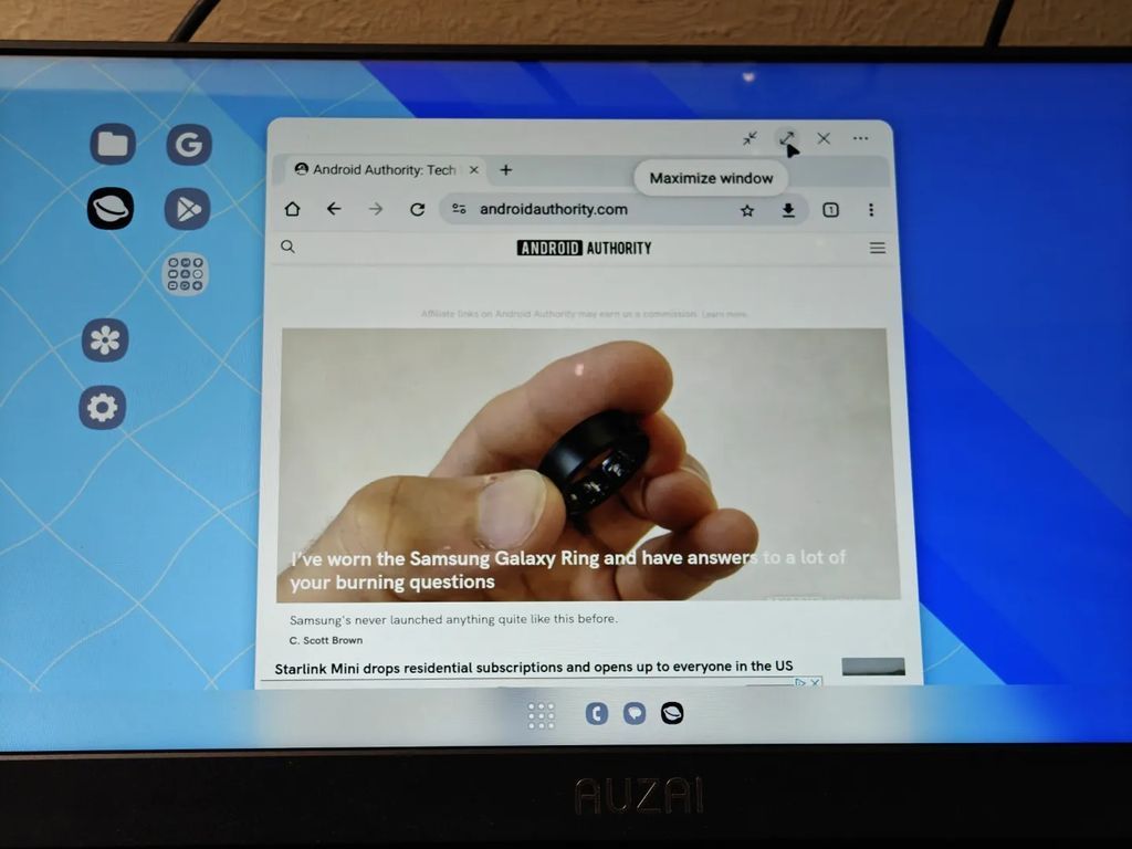 三星Galaxy Z Flip6 手机，强制开启桌面模式可否？