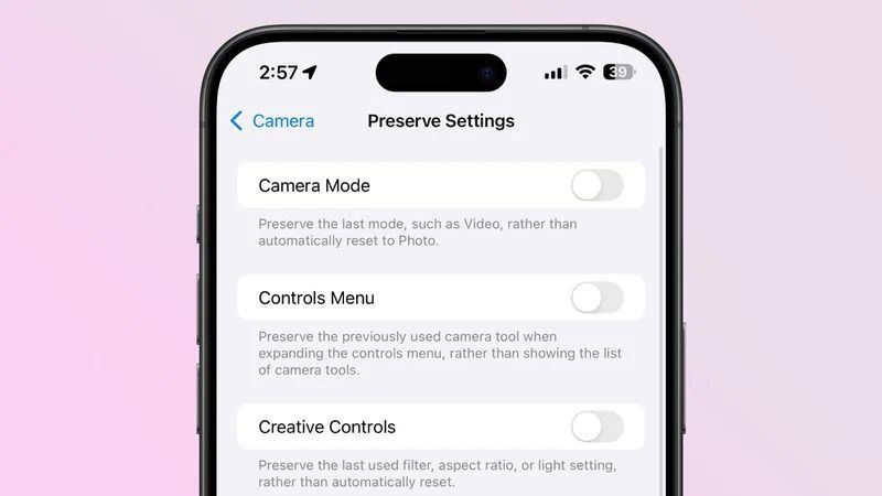 Apple iOS/iPadOS 18开发者预览版 Beta 4，添加CarPlay壁纸、调整设置选项及相机控制