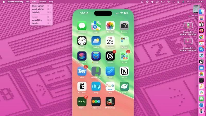 Apple iOS/iPadOS 18开发者预览版 Beta 4，添加CarPlay壁纸、调整设置选项及相机控制