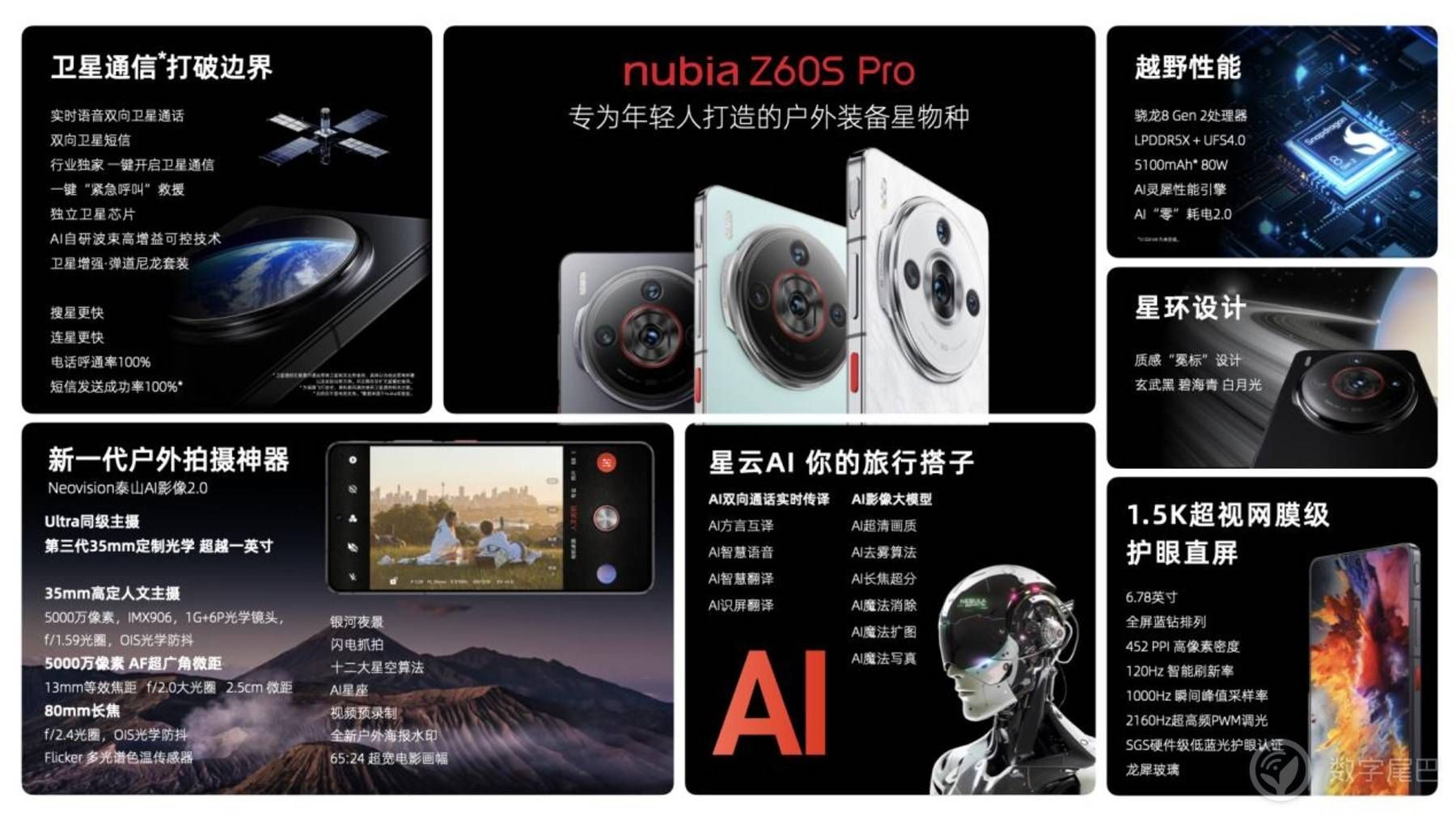 努比亚AI+新品发布会，双旗舰大幅提升，见证AI生态进化