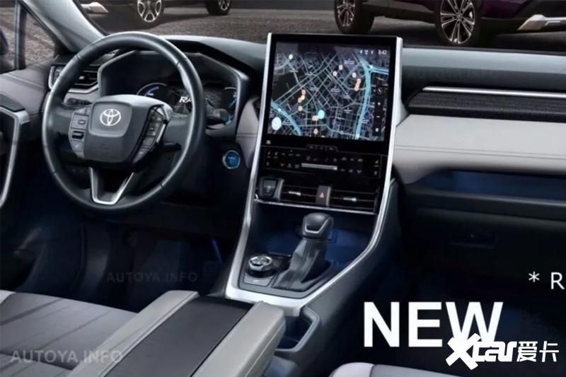 丰田新款RAV4内饰曝光，尺寸有重大提升，售价或超过30万！