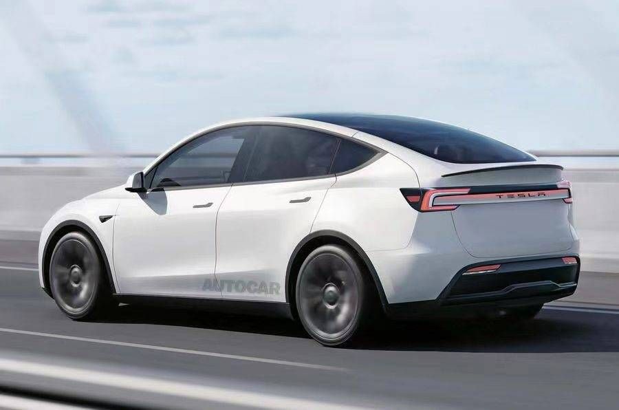 这么丑的灯，特斯拉 Model Y 焕新版要来了？