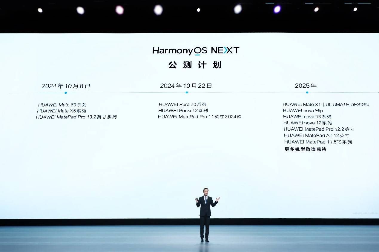 华为举办原生鸿蒙之夜，HarmonyOS NEXT和多款新品耀目上线