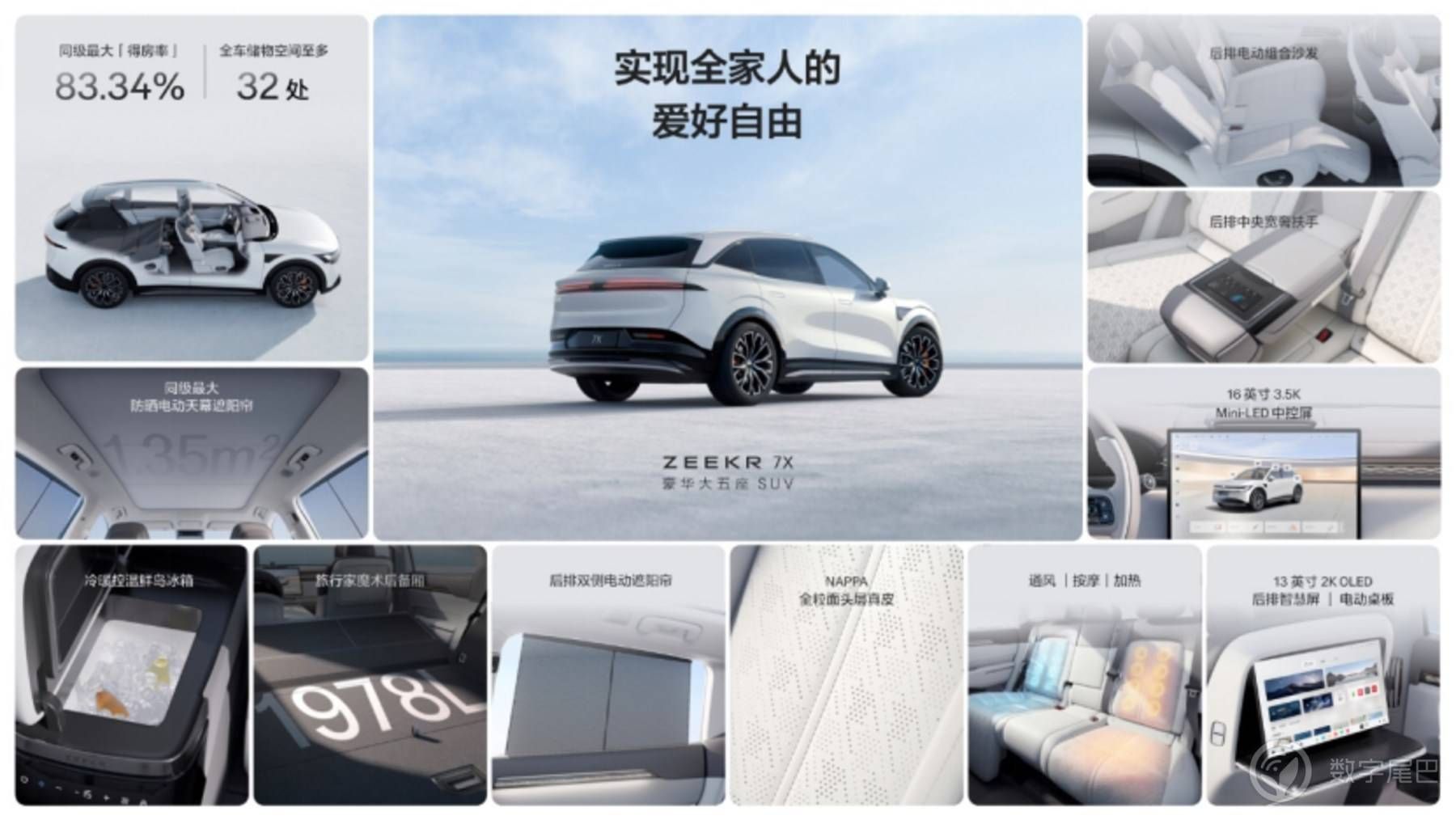 售价 2299 万元起 极氪7X 打造纯电 SUV 新标杆