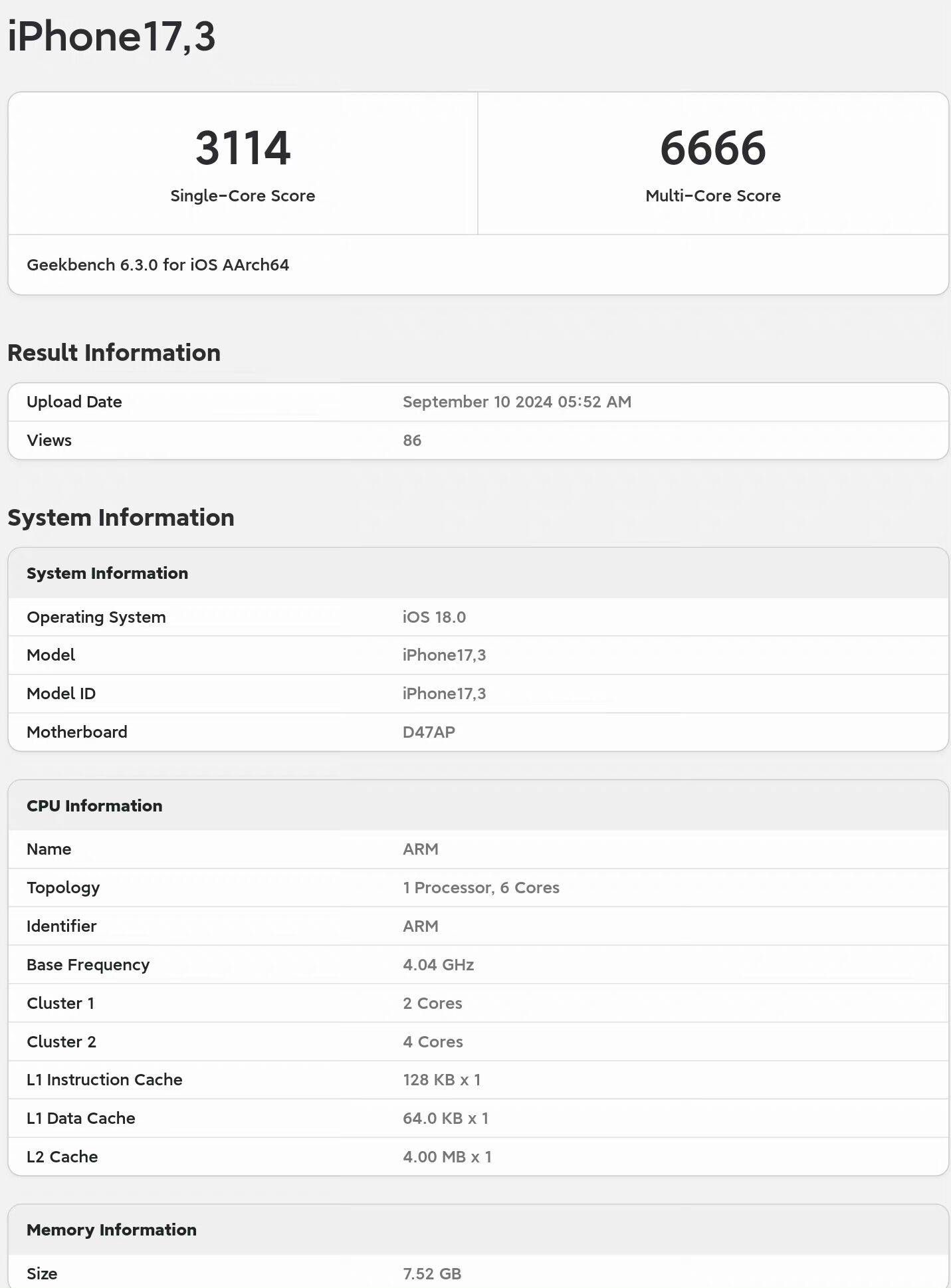 多核成绩破万！骁龙 8 Gen4 性能远超 iPhone 16 的 A18 芯片