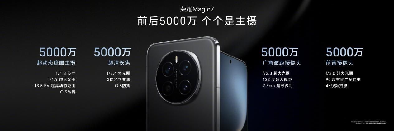 起售价4499元！荣耀Magic7系列发布